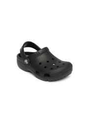 Crocs Boys Black Solid Clogs