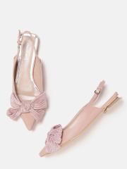 DressBerry Women Pink Solid Ballerinas