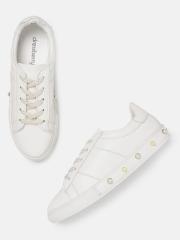 DressBerry Women White Sneakers