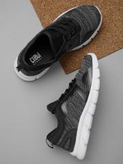 Crew STREET Men Charcoal Grey Running Shoes