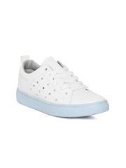 CERIZ Women White Sneakers