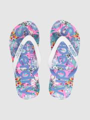 Superdry Women Multicoloured Printed Thong Flip-Flops