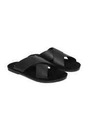 Carlton London Men Black Sandals