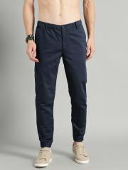 Roadster Men Navy Blue Regular Fit Solid Joggers