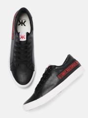 Kook N Keech Men Black Sneakers