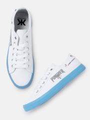 Kook N Keech Men White Sneakers