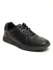 LOCOMOTIVE Men Black Sneakers