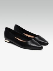 Carlton London Women Black Solid Ballerinas