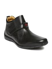 Red Chief Men Black Leather Boots