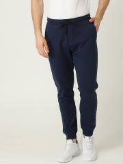 Allen Solly Sport Men Navy Blue Solid Joggers