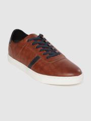 Celio Men Brown Solid Sneakers