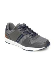 Levis Men Charcoal Grey Baylor Sneakers