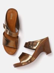 Lavie Women Bronze-Toned Solid Heels