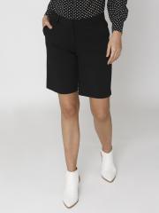 Vero Moda Women Black Solid Regular Shorts