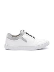 Carlton London Boys White Slip-On Sneakers