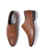 INVICTUS Men Brown Formal Brouges