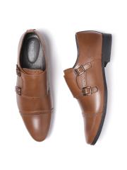 INVICTUS Men Brown Formal Monks