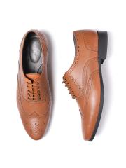 INVICTUS Men Tan Brown Formal Brogues