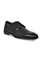 Allen Cooper Men Black Leather Formal Derbys