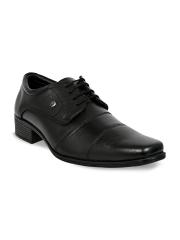 Allen Cooper Men Black Leather Formal Derbys