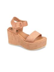 Flat n Heels Women Pink Solid Sandals