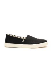 TOMS Men Black Slip-On Sneakers