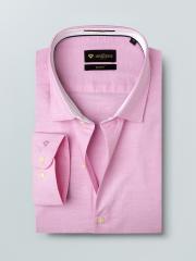 INVICTUS Men Pink Slim Fit Solid Formal Shirt