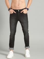 Roadster Men Black Skinny Fit Mid-Rise Clean Look Stretchable Jeans