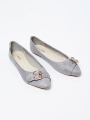 CODE by Lifestyle Women Grey Solid Ballerinas