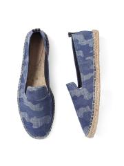 WROGN Men Blue Printed Espadrilles