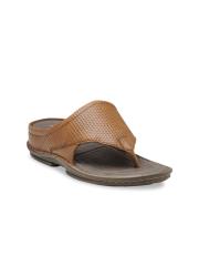 Franco Leone Men Tan Brown Comfort Sandals