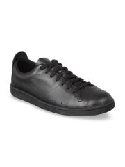 Clarks Men Black Leather Sneakers