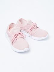 Kappa Girls Pink Woven Design Sneakers