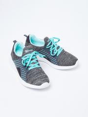 Kappa Girls Grey Textured Sneakers