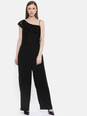 ONLY Women Black Solid Basic Jumpsuit