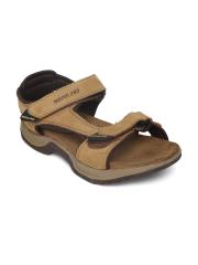 Woodland ProPlanet Men Camel Brown Leather Sandals