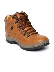 Red Chief Men Tan Brown Leather Boots