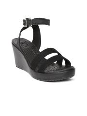 Crocs Leigh  Women Black Wedges