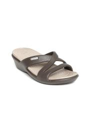 Crocs Patricia  Women Brown Wedges