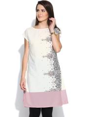 W White Printed Kurta