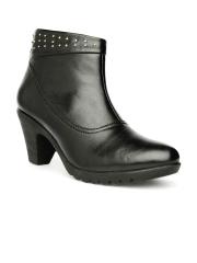 Bruno Manetti Women  Black Heeled Boots