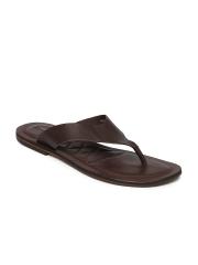 Ruosh Men Brown Leather Sandals