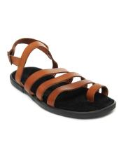 Ruosh Men Tan Leather Sandals