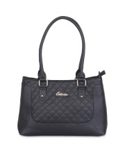 Esbeda Bags Designer Online In India Myntra Esbeda Black Quilted Shoulder Bag