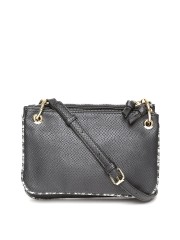 Accessorize Bags Jewellery More Online In India Accessorize Black Snakeskin Textured Sling Bag