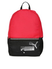 puma unisex beige & red recyclable backpack puma unisex beige & red recyclable backpack