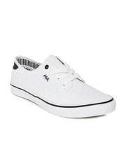 fila men white casual shoes