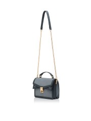 New Handbags Tracksuits Online In India Forever New Blue Solid Shoulder Bag