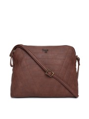 Baggit Bag Orignal Bags Online Myntra Baggit Brown Solid Sling Bag