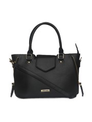 David Jones Handbags Online In India David Jones Black Solid Handheld Bag